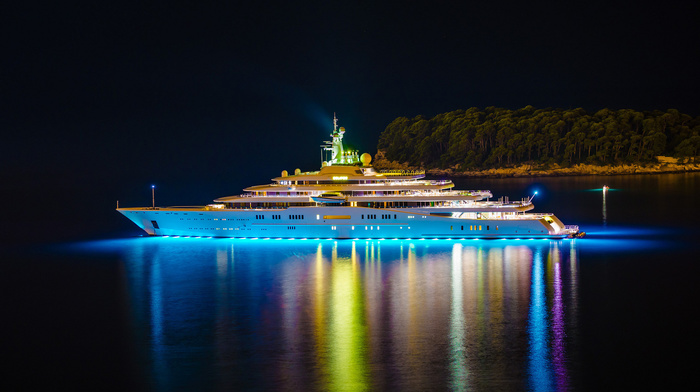 lights, stunner, yacht