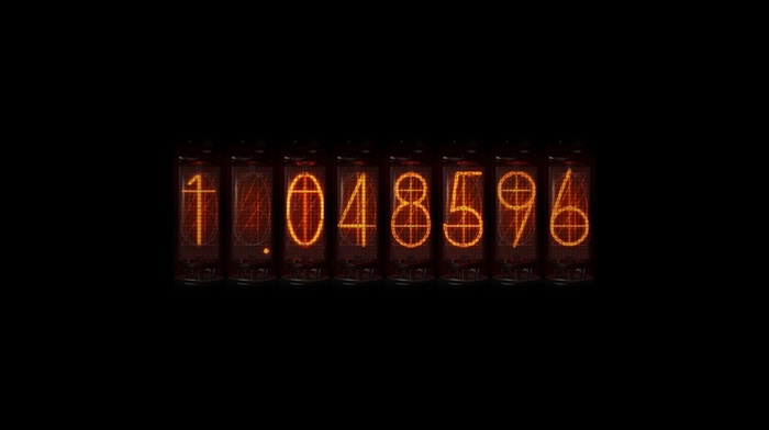 time travel, steinsgate, Nixie Tubes, anime, Divergence Meter