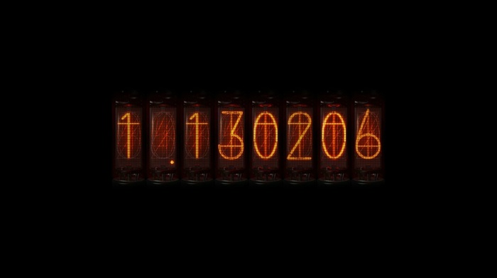 steinsgate, anime, time travel, Divergence Meter, Nixie Tubes