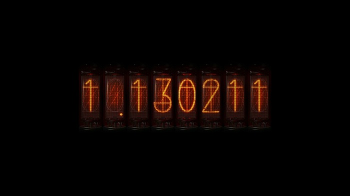 Nixie Tubes, anime, time travel, Divergence Meter, steinsgate