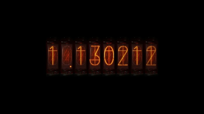 anime, time travel, Divergence Meter, steinsgate, Nixie Tubes