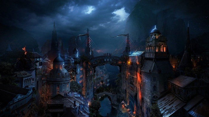 fantasy art, Mostar