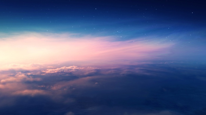 sky, clouds
