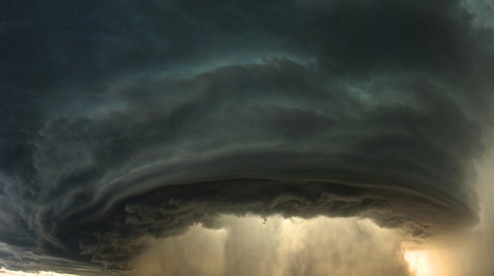storm, supercell nature