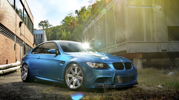 BMW, blue cars, car