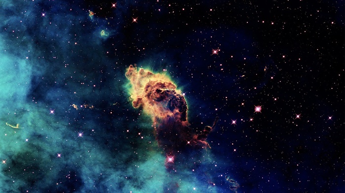 space, stars, nebula