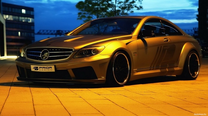 evening, yellow, cars