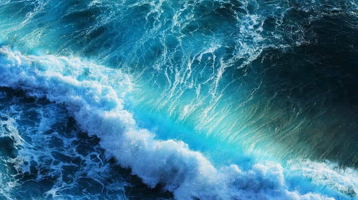 ocean, nature, photo, wave