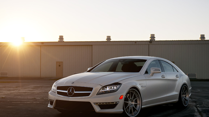 cars, sky, Sun, white