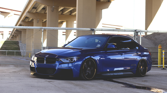cars, wheels, BMW, blue, tuning