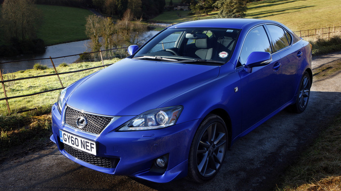 cars, blue, nature