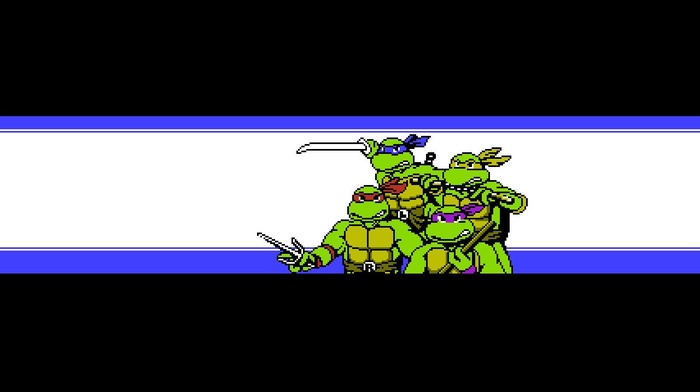 IDW, Teenage Mutant Ninja Turtles, ninjas, comic art, Nintendo, pixel art, nintendo entertainment system, video games, comics, turtle, konami