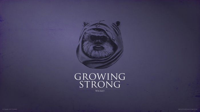 Game of Thrones, House Tyrell, Wicket, Star Wars, crossover