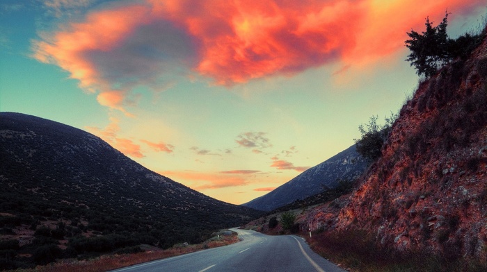 road, landscape