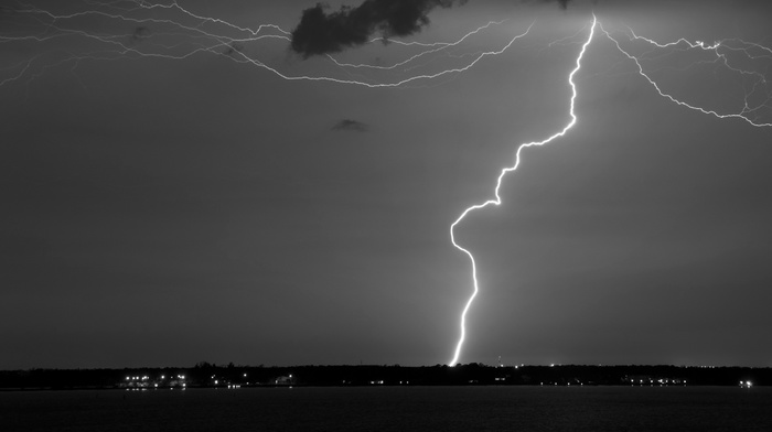 nature, lightning