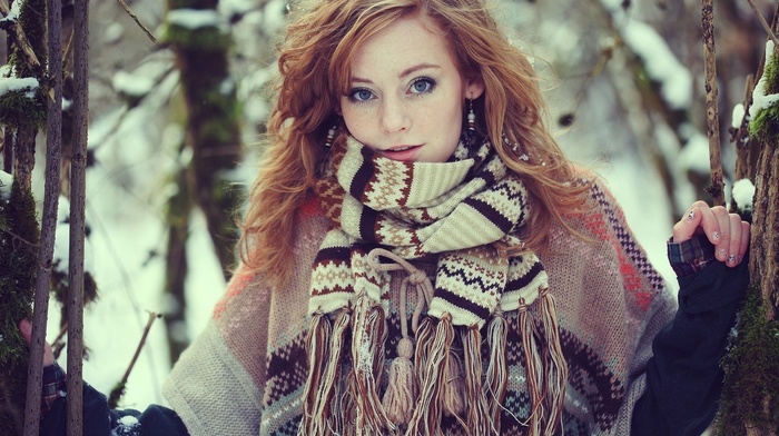 girl, redhead
