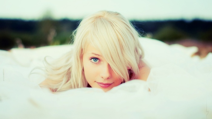 blue eyes, blonde, girl