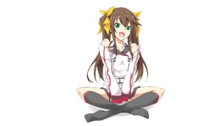 Huang Lingyin, twintails, anime girls, Infinite Stratos