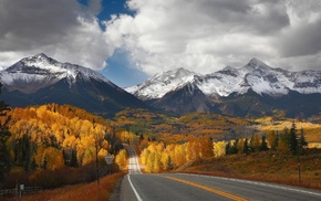 nature, mountain, Canada, fall