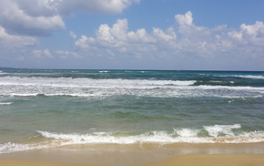 sea, sand, nature, sky