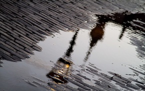 rain, reflection, cities