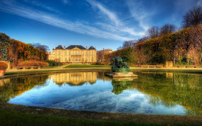 cities, Paris, France, house, sky