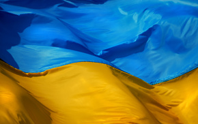flag, stunner, blue, yellow, Ukraine