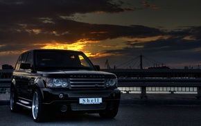 sky, HDR, cars, landscape