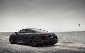 black, Audi, cars