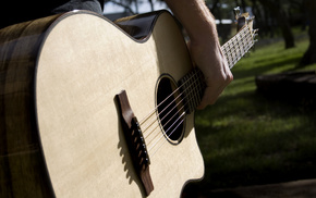 music, hand, guitar