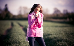 nature, girl, girls