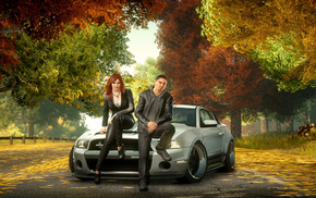 Ford Mustang, video games, autumn