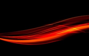 fire, 3D, lines