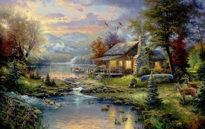 nature, painting