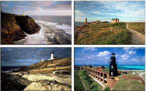 nature, landscape, lighthouse