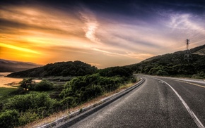 nature, road