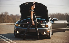 girl, car, Sati Kazanova