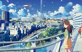 cityscape, anime, Japan