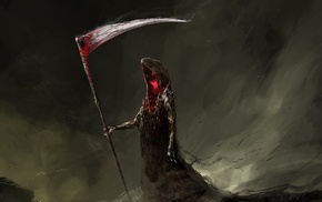 death, Grim Reaper, digital art