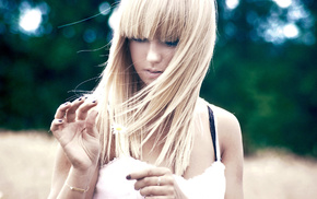 blonde, girl, girls