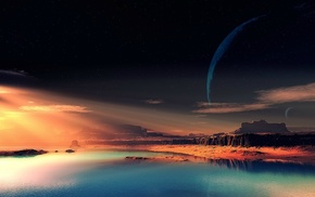 sea, sky