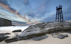 nature, sea, rocks, landscape