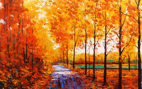 art, nature, autumn, runway