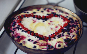 delicious, heart, berries