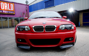 red, BMW, m3, cars