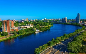 England, city, summer, river, cities