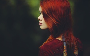 girls, red hair, girl