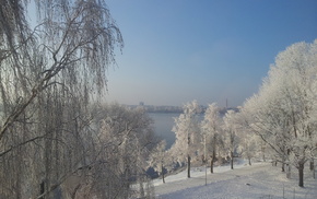 winter, snow