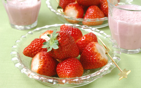 delicious, plate, strawberry