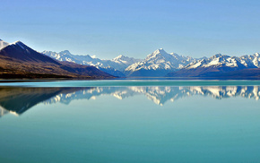 sea, nature, mountain